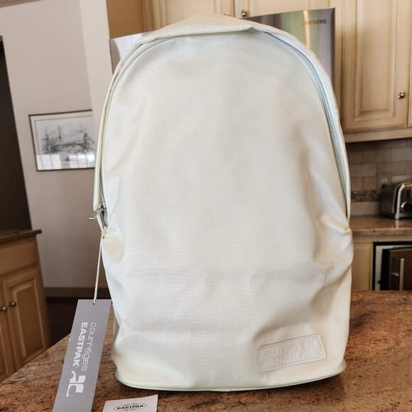 NWT Courreges x Eastpak limited edition crossbody backpack in Ice, dustbag main image 13